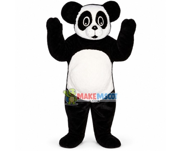 Dumbfounded Baby Panda Mascot Costume Dumbfounded Baby Panda Mascot Costume