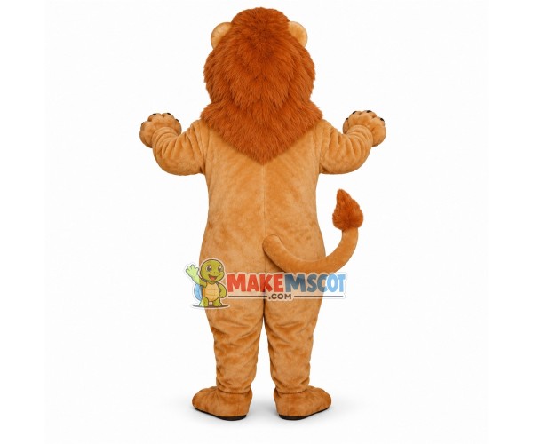 Fierce Look Adult Lion Mascot Costume Fierce Look Adult Lion Mascot Costume