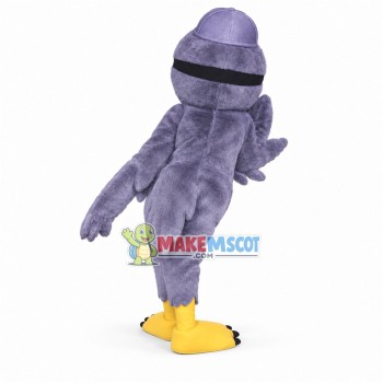 The Proud Purple Bird Mascot Costume The Proud Purple Bird Mascot Costume