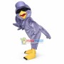 The Proud Purple Bird Mascot Costume