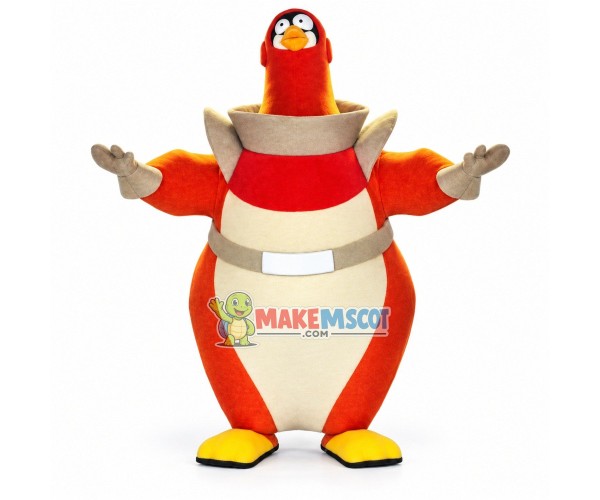 Funny Cartoon Space Penguin Mascot Costume Funny Cartoon Space Penguin Mascot Costume