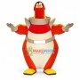 Funny Cartoon Space Penguin Mascot Costume