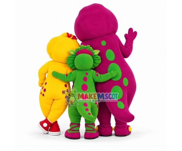 Barney & Friends Cartoon Adult Mascot Costume
