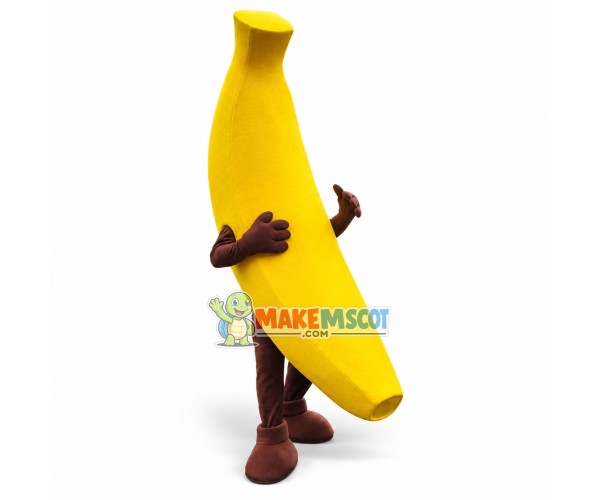Banana With Dark Spots Mascot Costume