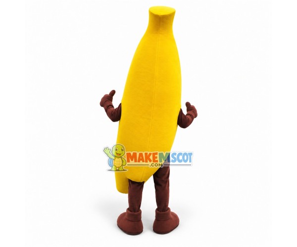 Banana With Dark Spots Mascot Costume