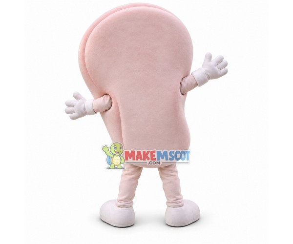 Plump Scallop Cartoon Mascot Costume Plump Scallop Cartoon Mascot Costume