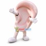 Plump Scallop Cartoon Mascot Costume