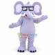 Clever Elephant Wearing Glasses Mascot Costume Clever Elephant Wearing Glasses Mascot Costume