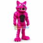 Vivid Purple Muscle Leopard Mascot Costume