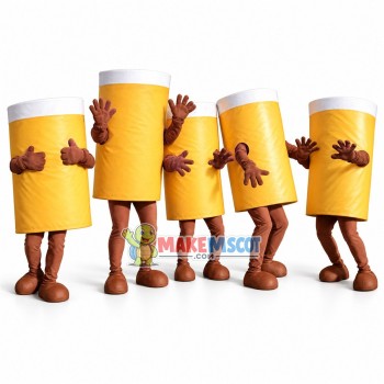 Oil Drum of Race Track Mascot Costume