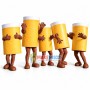 Oil Drum of Race Track Mascot Costume