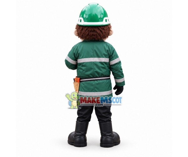 Plumber With Tools Mascot Costume Plumber With Tools Mascot Costume