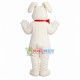 Soft Cute Rabbit With Red Bow Mascot Costume Soft Cute Rabbit With Red Bow Mascot Costume