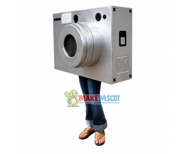 Silver Advanced Camera Mascot Costume