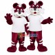 Tiger Partner of Club Mascot Costume Tiger Partner of Club Mascot Costume