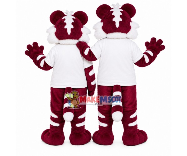 Tiger Partner of Club Mascot Costume Tiger Partner of Club Mascot Costume