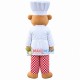 Chef Apprentice Bear Mascot Costume for Restaurant Chef Apprentice Bear Mascot Costume for Restaurant