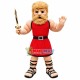 Spartan Warrior With Golden Beard Mascot Costume