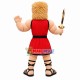 Spartan Warrior With Golden Beard Mascot Costume