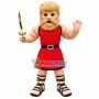 Spartan Warrior With Golden Beard Mascot Costume