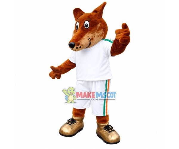 Secretly Happy The Sharp-mouthed Fox Mascot Costume Secretly Happy The Sharp-mouthed Fox Mascot Costume