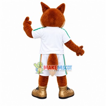 Secretly Happy The Sharp-mouthed Fox Mascot Costume Secretly Happy The Sharp-mouthed Fox Mascot Costume