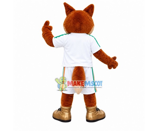 Secretly Happy The Sharp-mouthed Fox Mascot Costume Secretly Happy The Sharp-mouthed Fox Mascot Costume