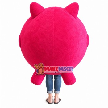 Red Piggy Bank Mascot Costume for Adult Red Piggy Bank Mascot Costume for Adult