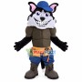 Kind Black Wolf Repairman Mascot Costume