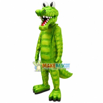 Green Dinosaur With Raised Surface Mascot Costume Green Dinosaur With Raised Surface Mascot Costume