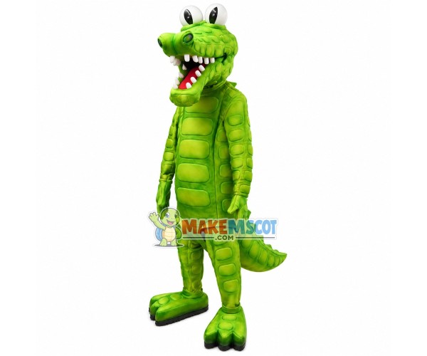 Green Dinosaur With Raised Surface Mascot Costume Green Dinosaur With Raised Surface Mascot Costume