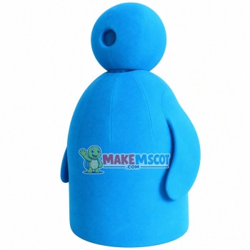 Cartoon Messenger With Fat Body Mascot Costume