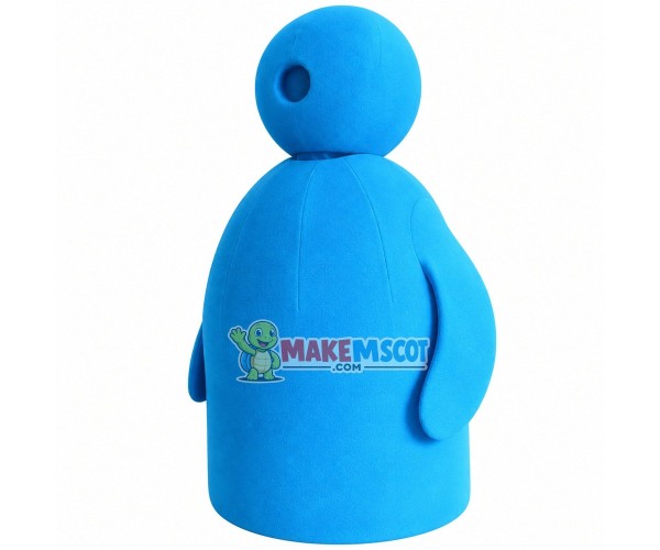 Cartoon Messenger With Fat Body Mascot Costume Cartoon Messenger With Fat Body Mascot Costume