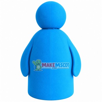 Cartoon Messenger With Fat Body Mascot Costume Cartoon Messenger With Fat Body Mascot Costume