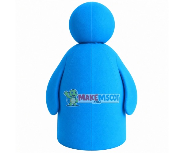 Cartoon Messenger With Fat Body Mascot Costume Cartoon Messenger With Fat Body Mascot Costume