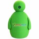 Cartoon Messenger With Fat Body Mascot Costume Cartoon Messenger With Fat Body Mascot Costume