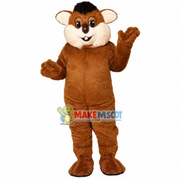 Soft Squirrel With Strong Body Mascot Costume
