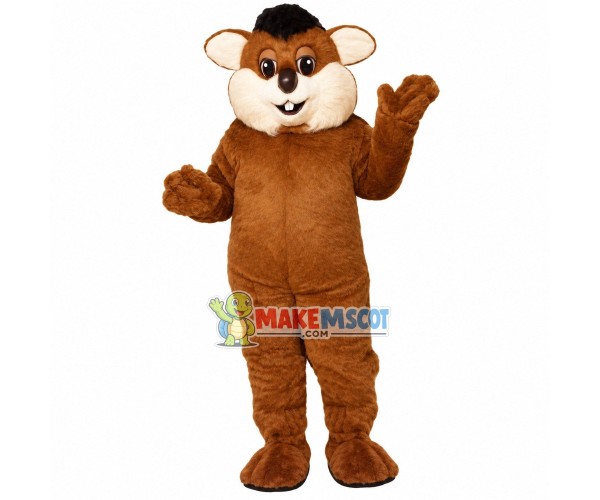 Soft Squirrel With Strong Body Mascot Costume Soft Squirrel With Strong Body Mascot Costume
