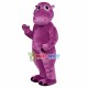 Naive Purple Hippo Mascot Costume