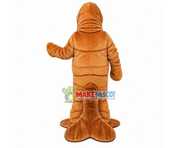 Brown Sea Lion of The Aquarium Mascot Costume Brown Sea Lion of The Aquarium Mascot Costume