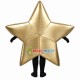 Shining Golden Five-pointed Star Mascot Costume Shining Golden Five-pointed Star Mascot Costume