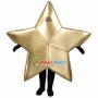 Shining Golden Five-pointed Star Mascot Costume