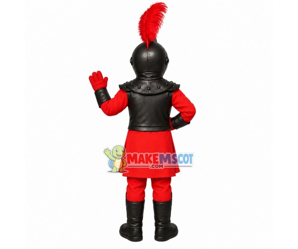 Disciplined Masked Soldier Mascot Costume Disciplined Masked Soldier Mascot Costume