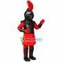 Disciplined Masked Soldier Mascot Costume