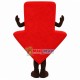Red Arrow Sign Cartoon Mascot Costume Red Arrow Sign Cartoon Mascot Costume