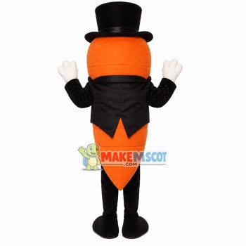 Carrot In The Tuxedo Mascot Costume Carrot In The Tuxedo Mascot Costume