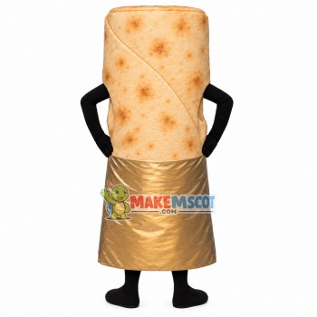 Long Loaf of Bread Mascot Costume Long Loaf of Bread Mascot Costume