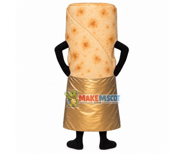 Long Loaf of Bread Mascot Costume Long Loaf of Bread Mascot Costume