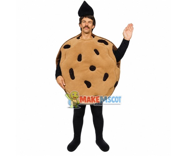 Black Sesame Biscuit Mascot Costume Black Sesame Biscuit Mascot Costume