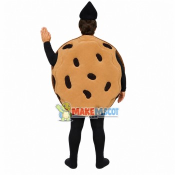 Black Sesame Biscuit Mascot Costume Black Sesame Biscuit Mascot Costume